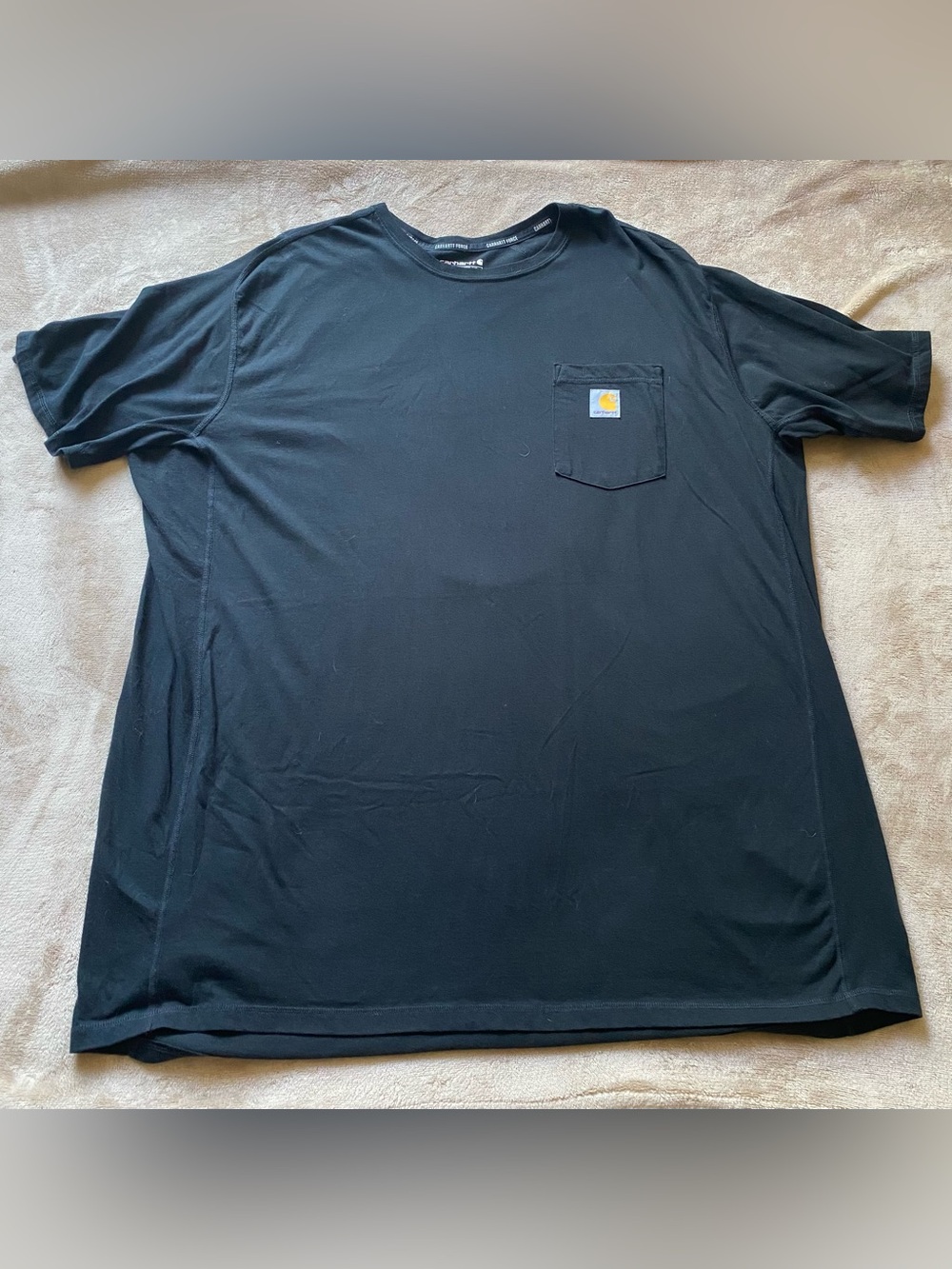 Carhartt Black Short Sleeve Pocket Tee - Men’s Crewneck